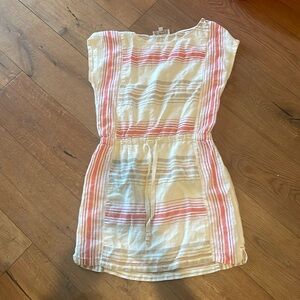 Loft striped women’s linen dress size medium